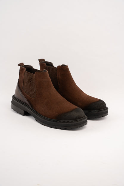 BROWN URBAN SUEDE BOOTS