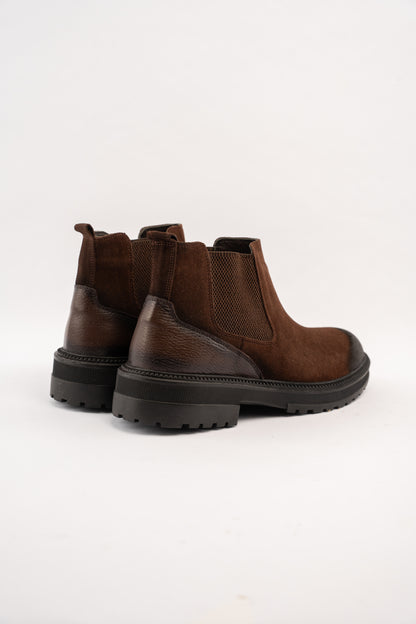 BROWN URBAN SUEDE BOOTS