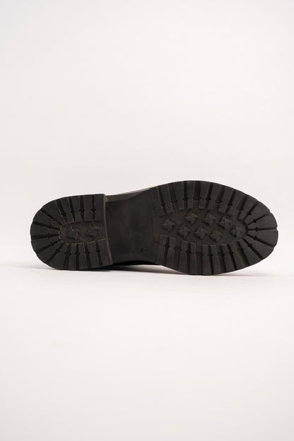 BLACK URBAN LEATHER BOOTS