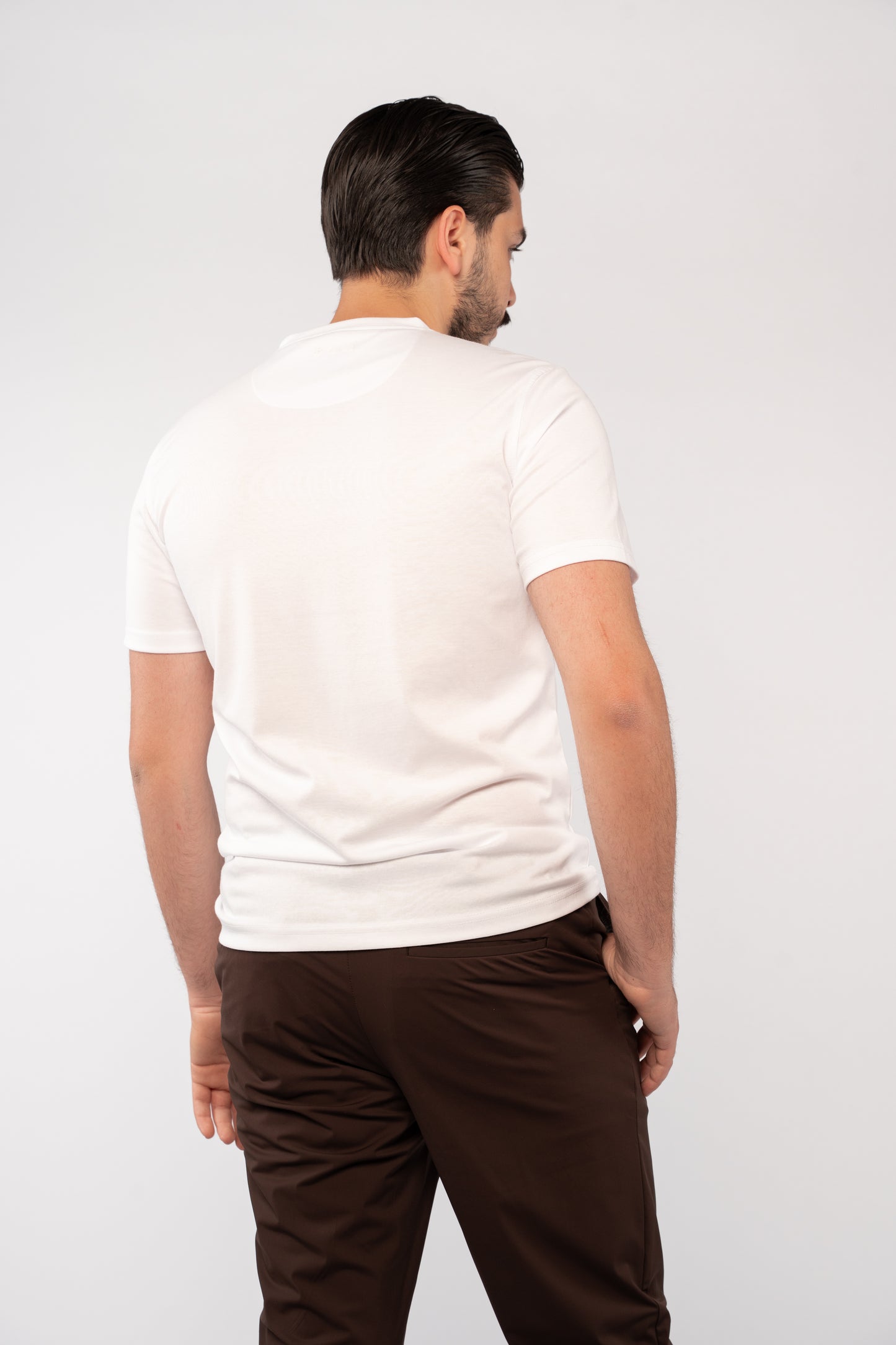 WHITE TIMELESS MERCERIZED TSHIRT