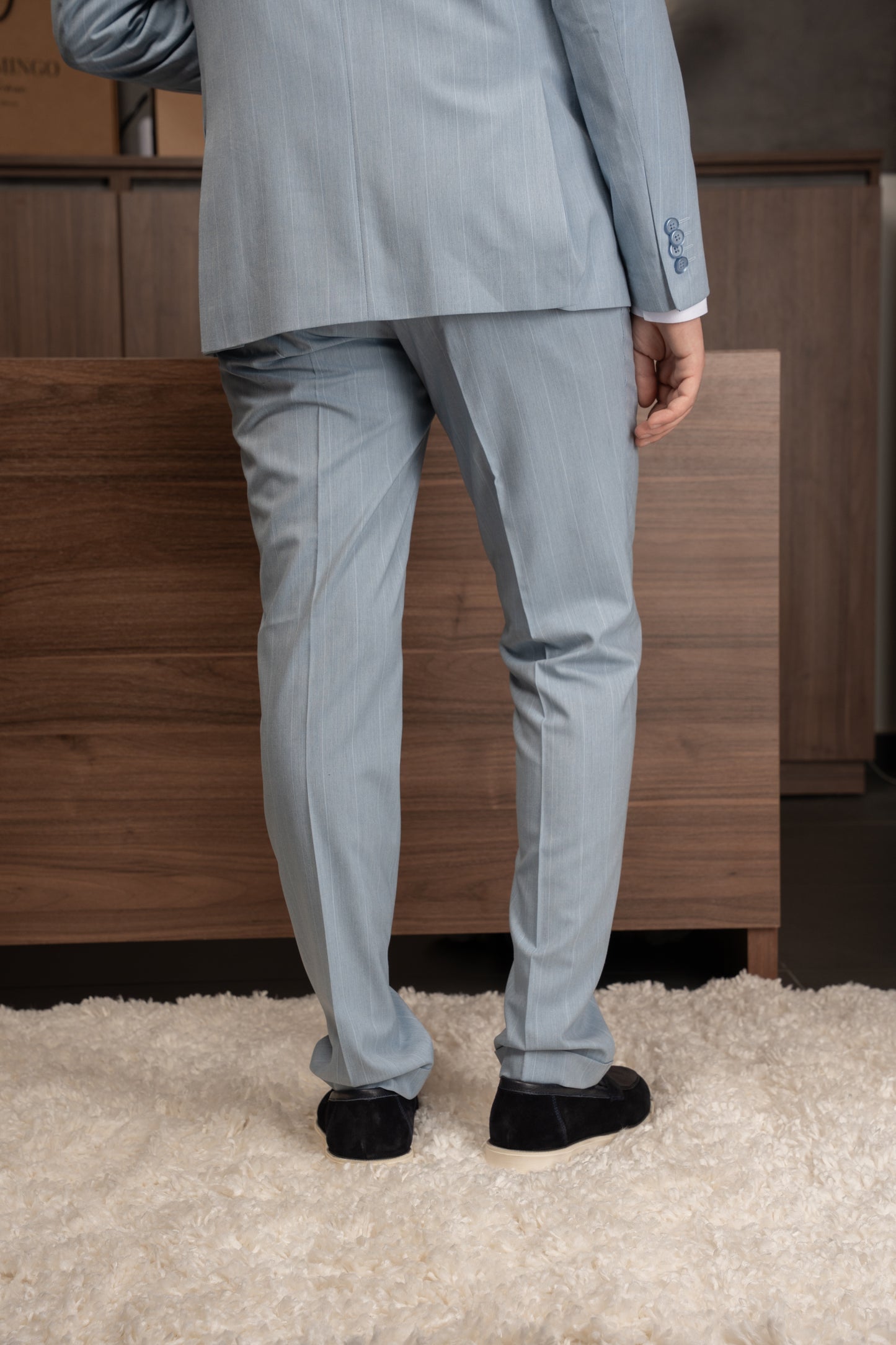 BLUE LINED DOBETTI SUIT