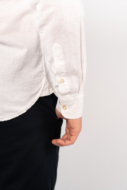 WHITE LINEN SHIRT