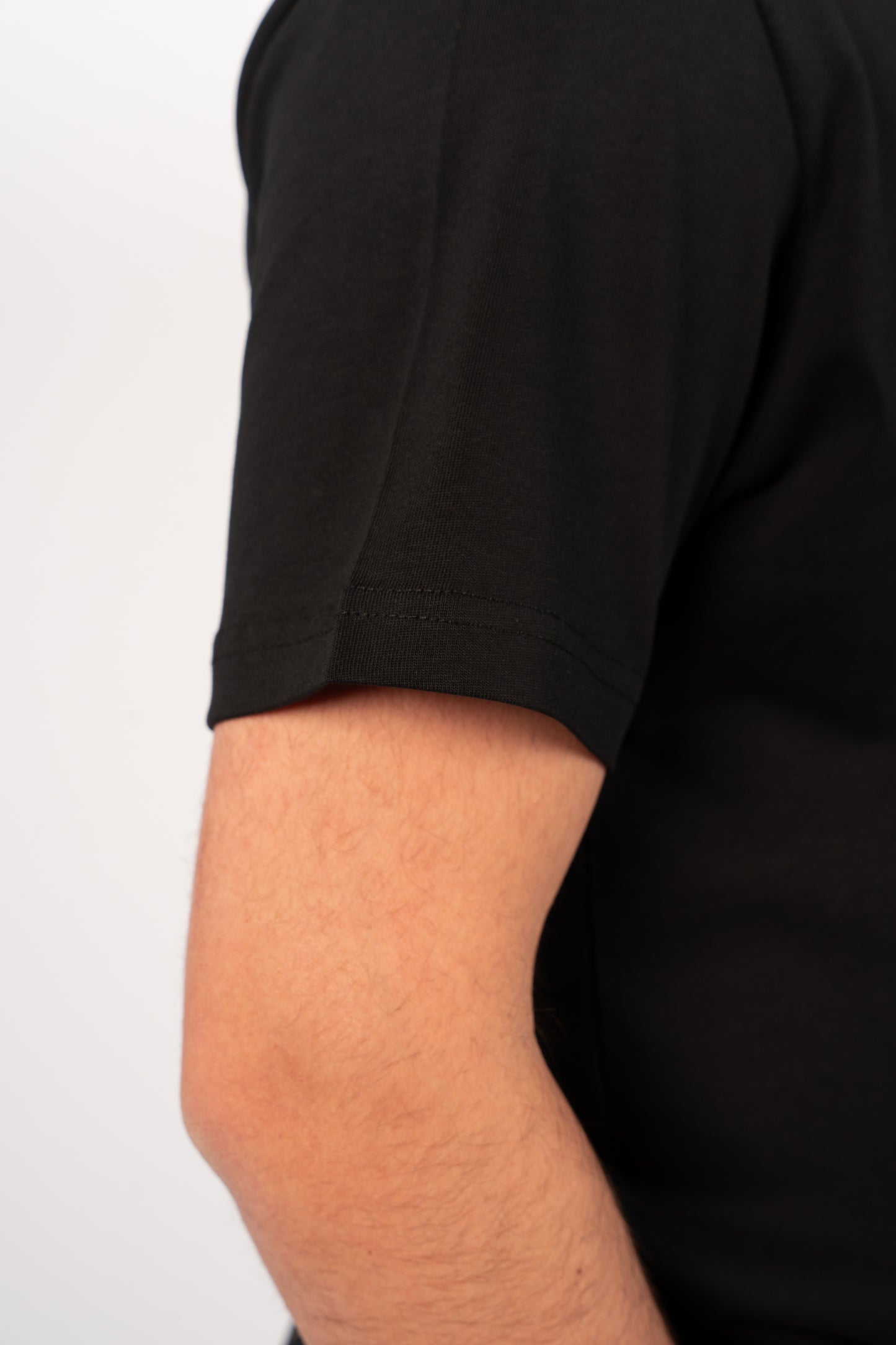 BLACK TENNIS THICK TSHIRT