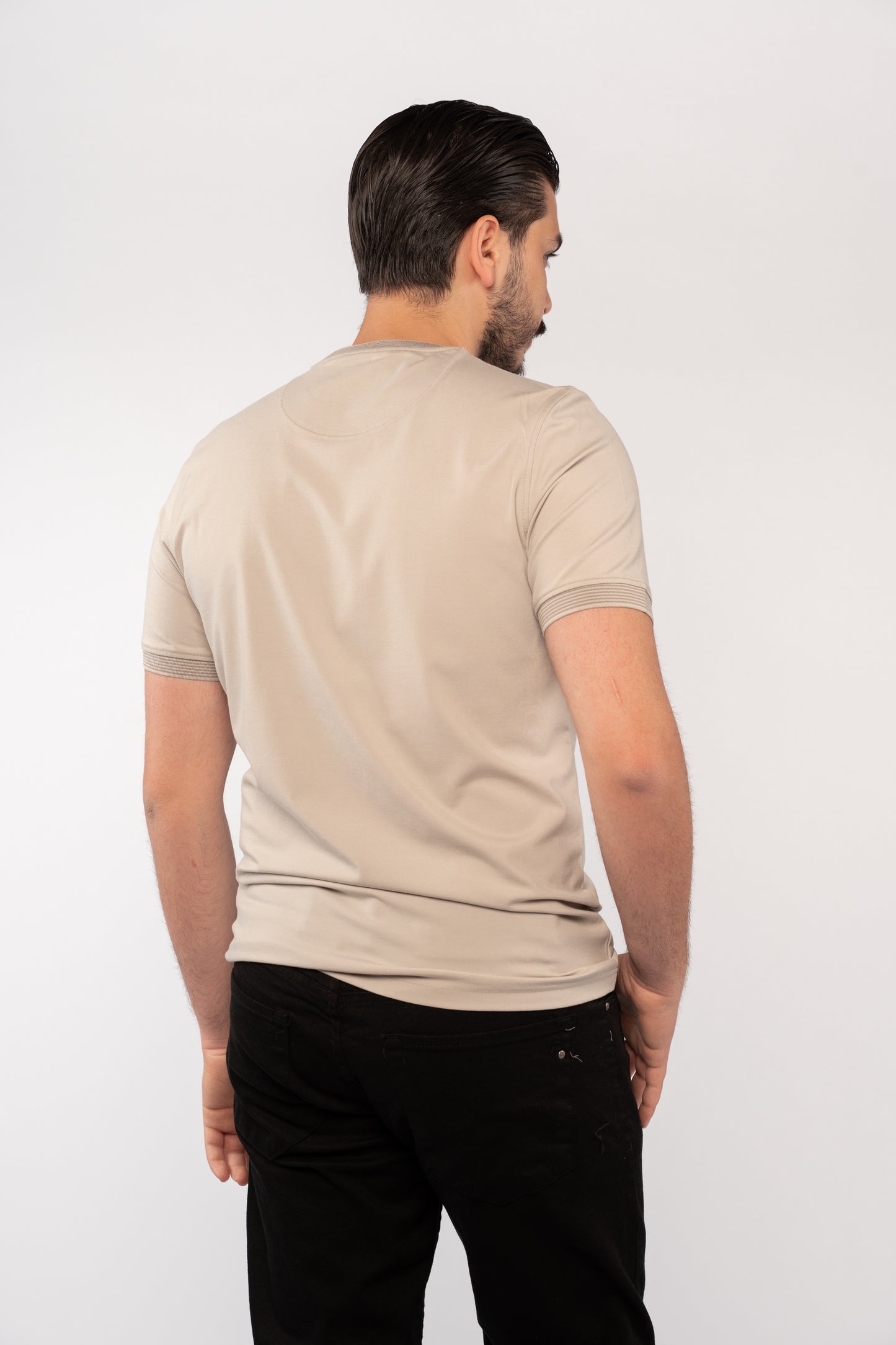 SAND BEIGE RELAXED TSHIRT