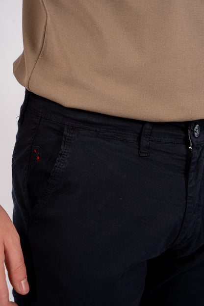 NAVY RELAXED CHINOS