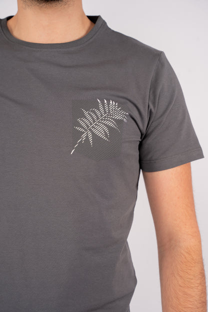 GREY FEATHER TSHIRT