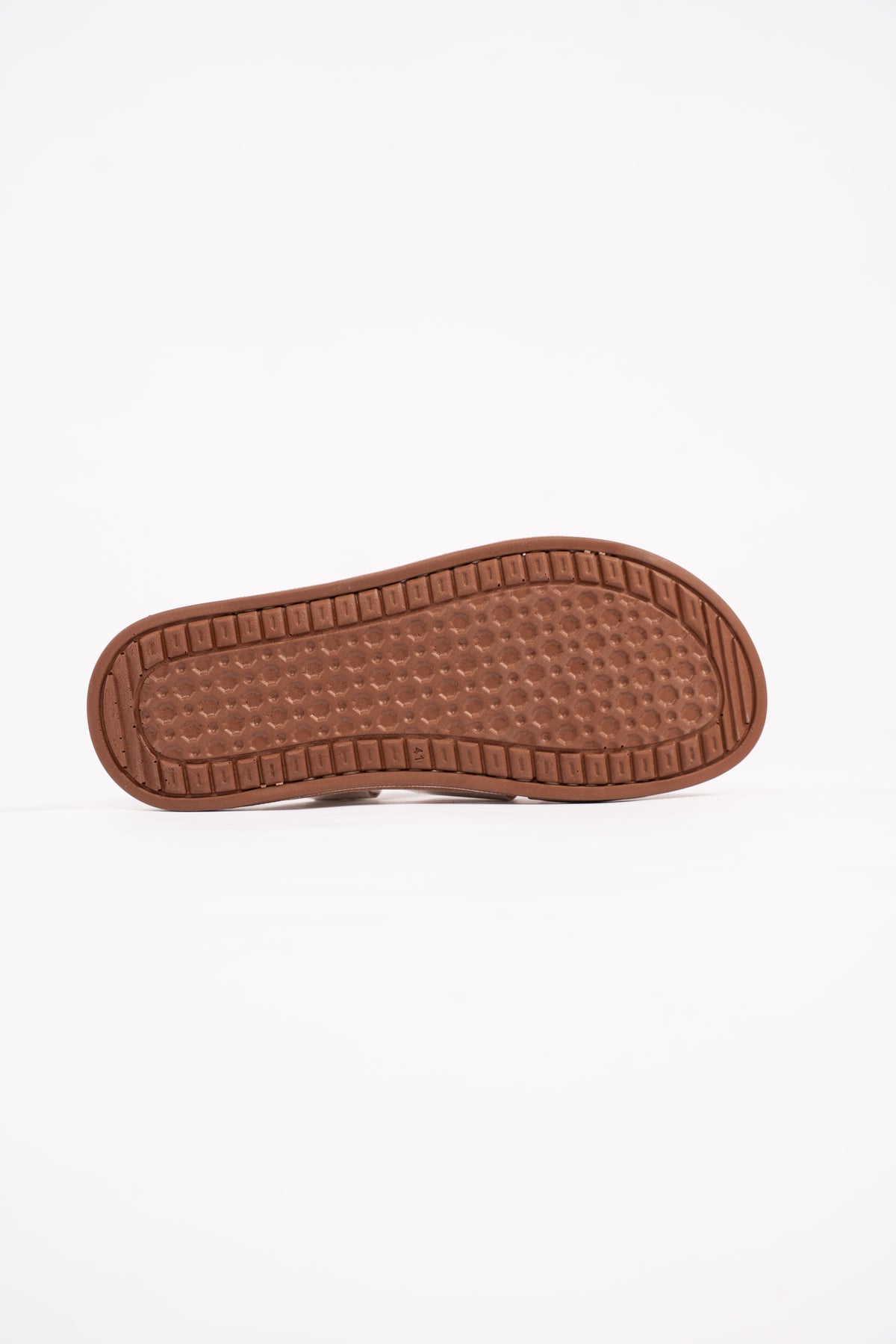CREAM 100% LEATHER SLIPPERS