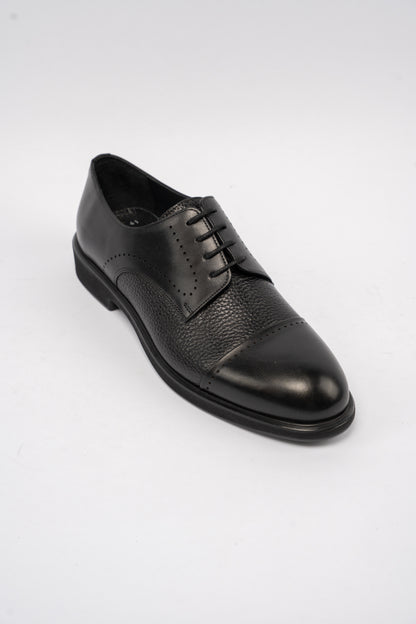 BLACK PREMIUM DERBY SHOE