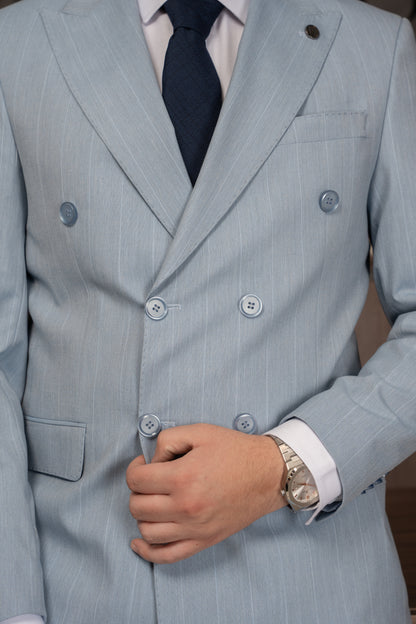 BLUE LINED DOBETTI SUIT