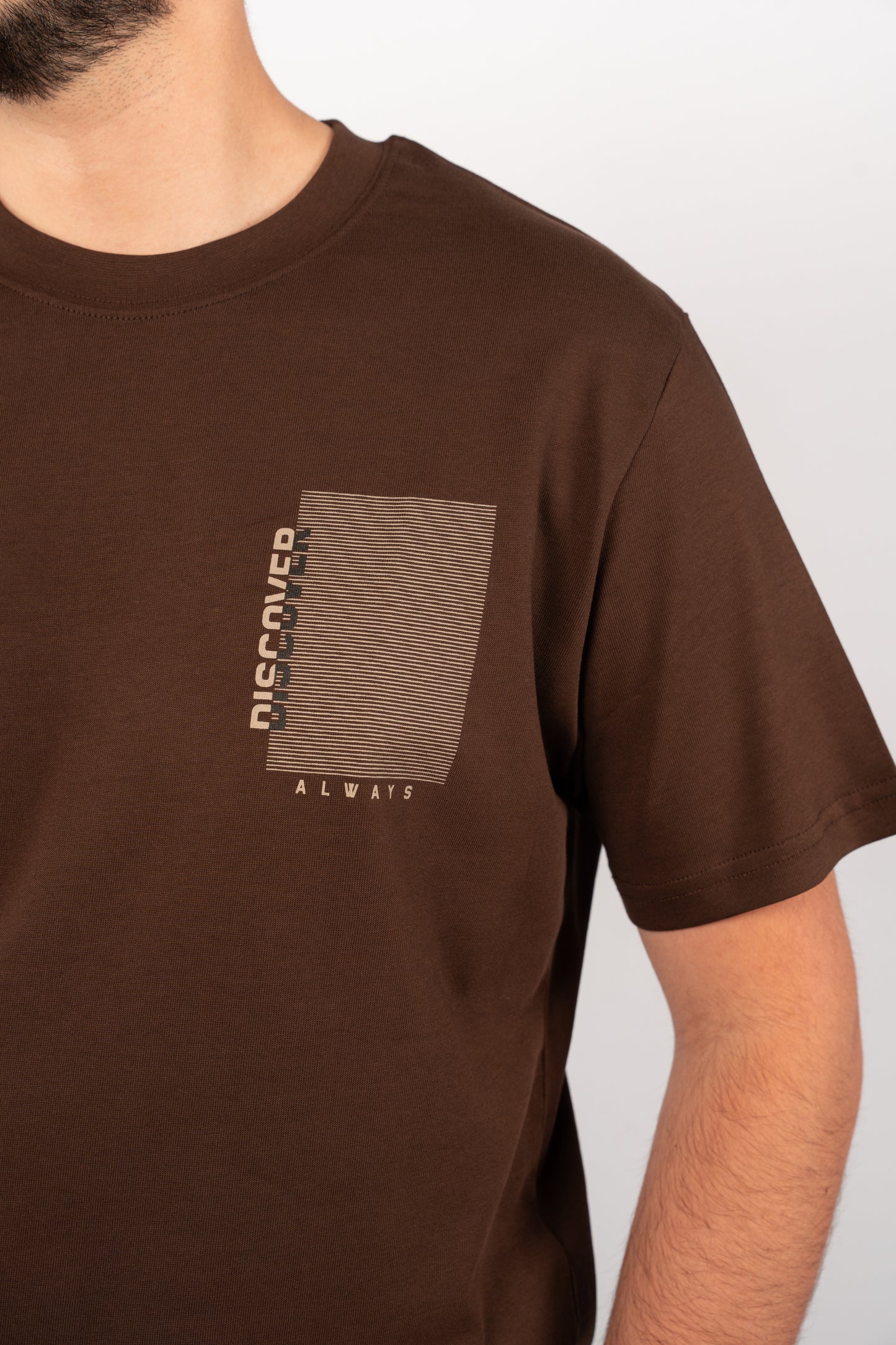 MOCHA DISCOVER THICK RELAXED TSHIRT