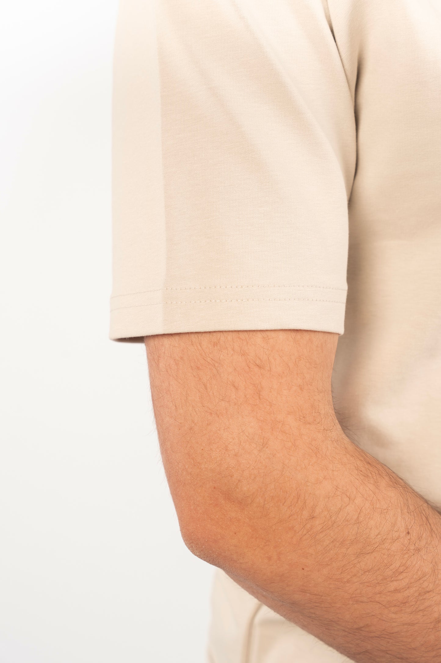 CREAM MINIMAL EAGLE TSHIRT