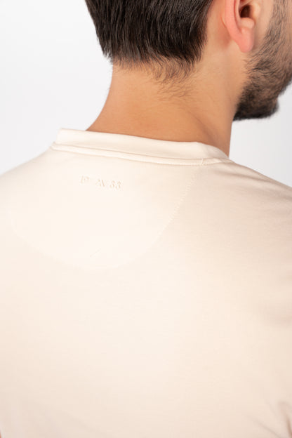 BEIGE TIMELESS MERCERIZED TSHIRT
