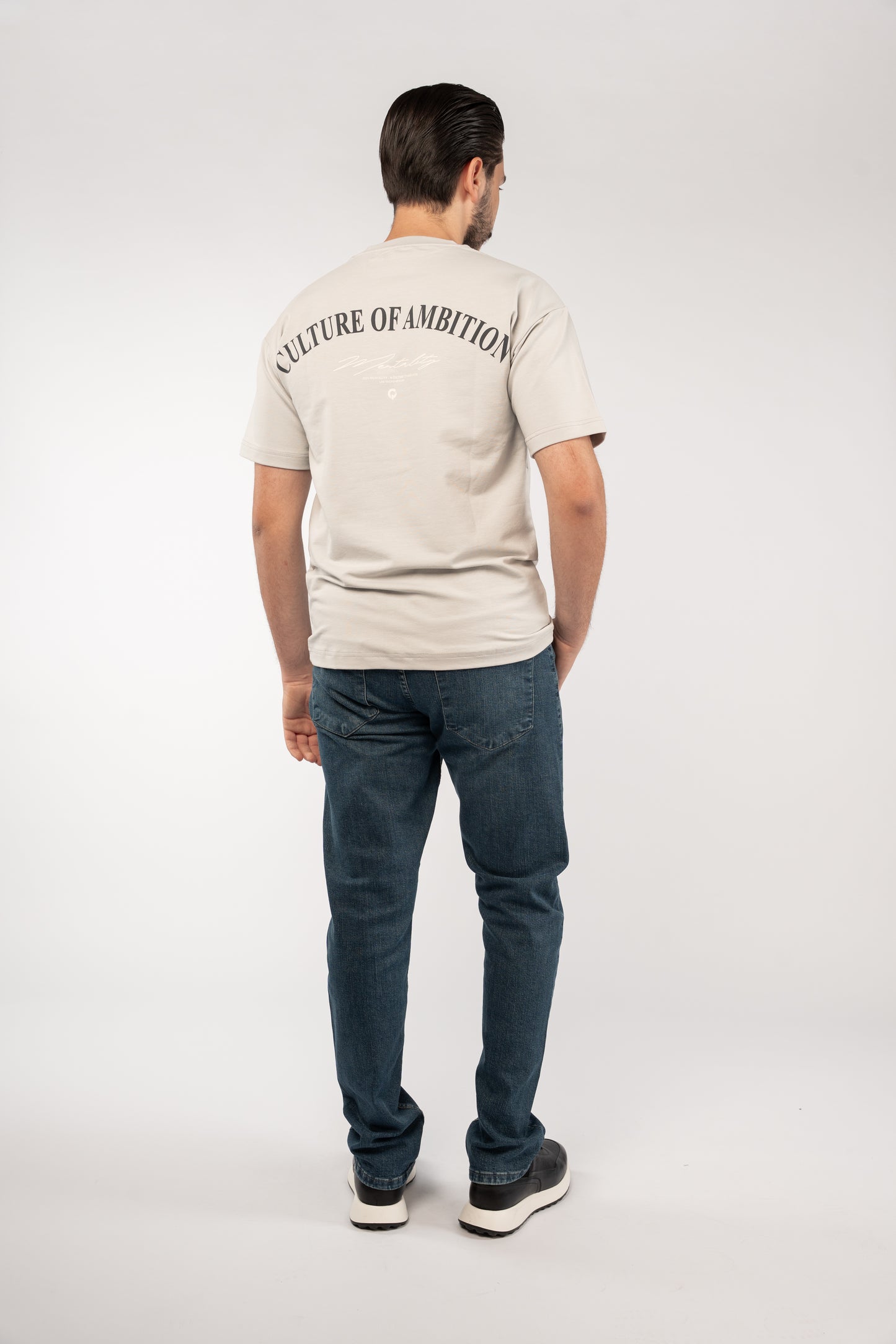 GREY MENTALITY RELAXED TSHIRT