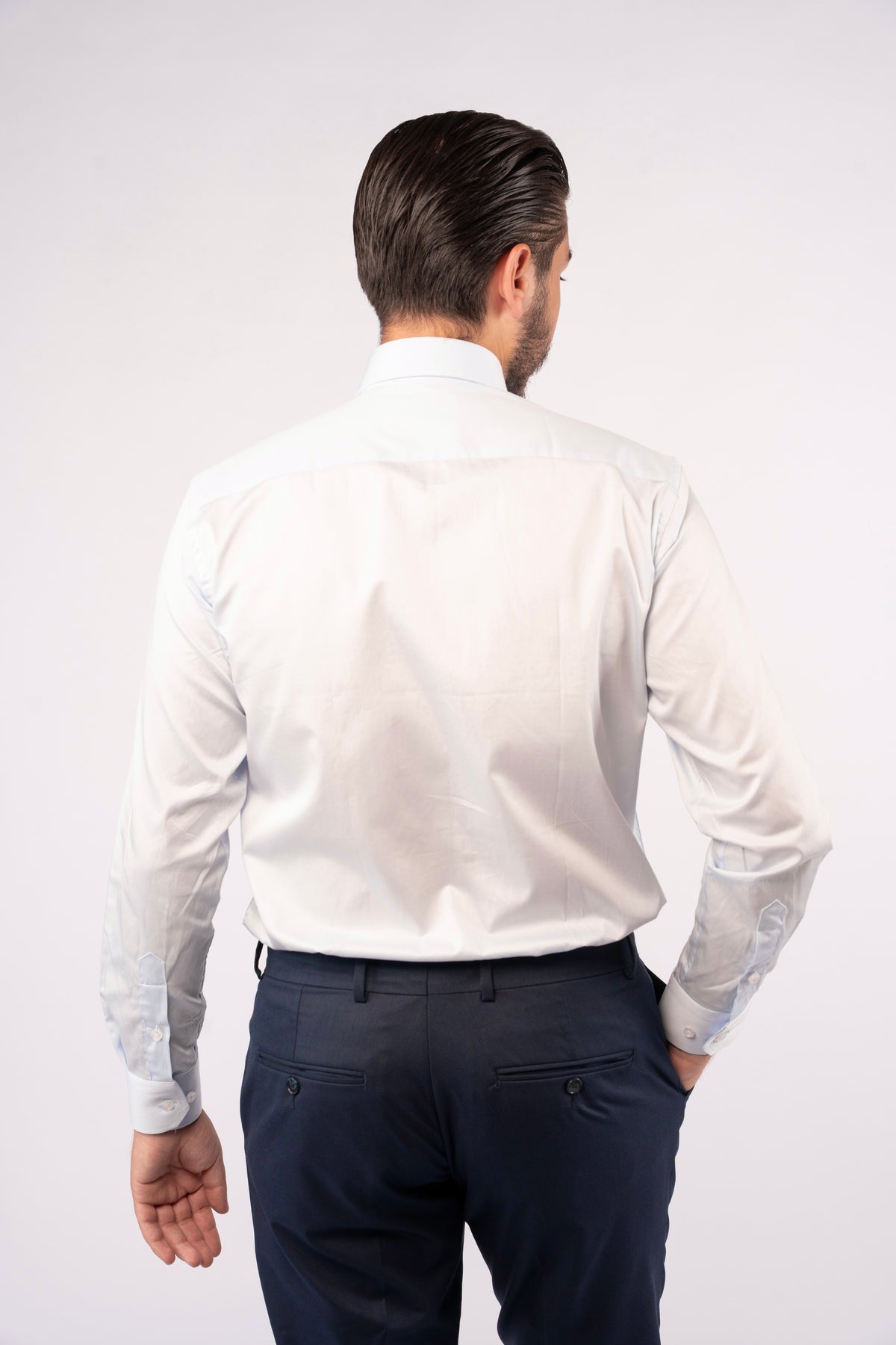 BLUE CLASSIC SHIRT 100% COTTON