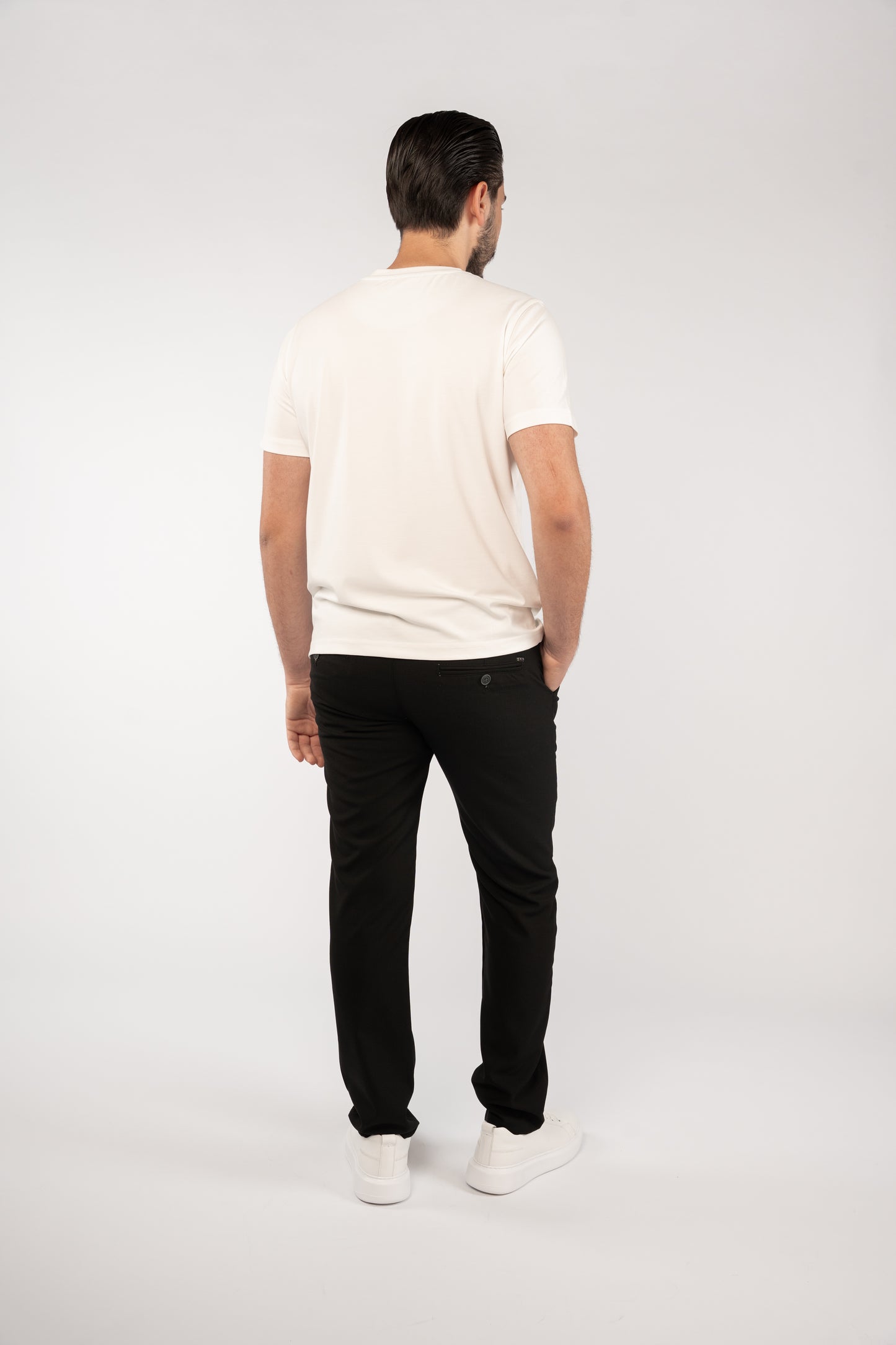 WHITE CASUAL RATON TSHIRT