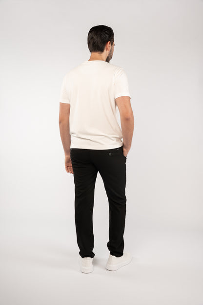 WHITE CASUAL RATON TSHIRT