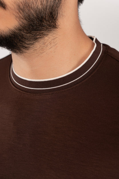 BROWN MODERN TSHIRT
