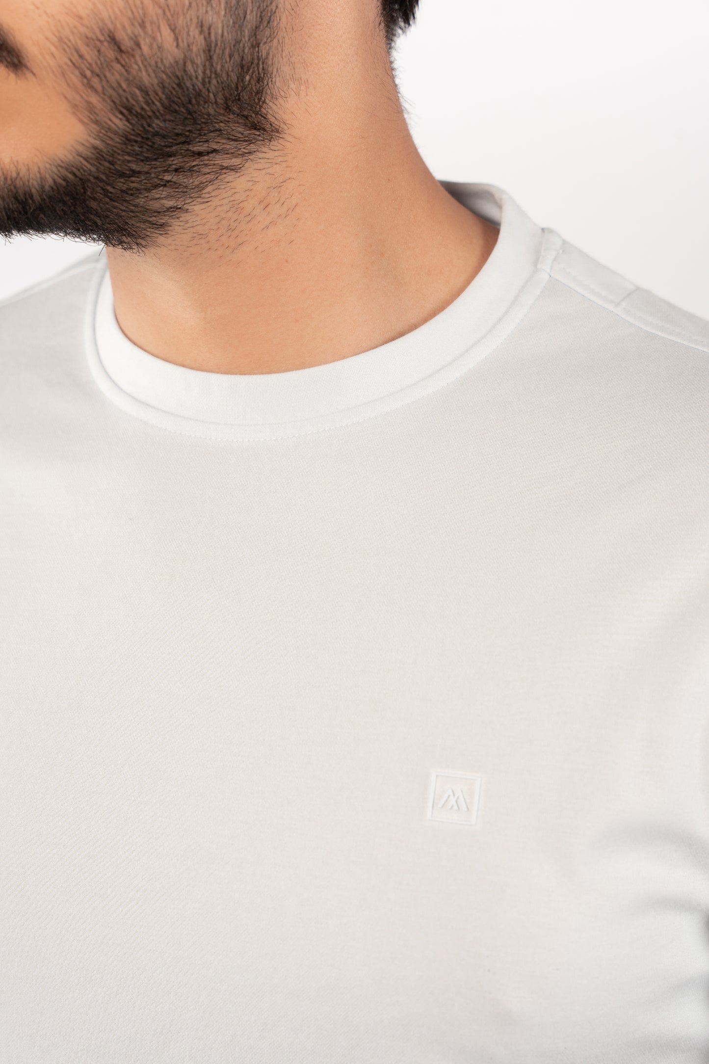 BLUE MERCERIZED TSHIRT