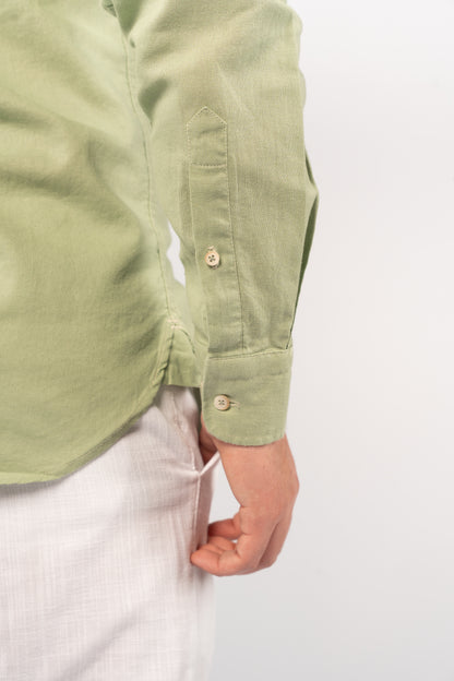 MINT LINEN SHIRT