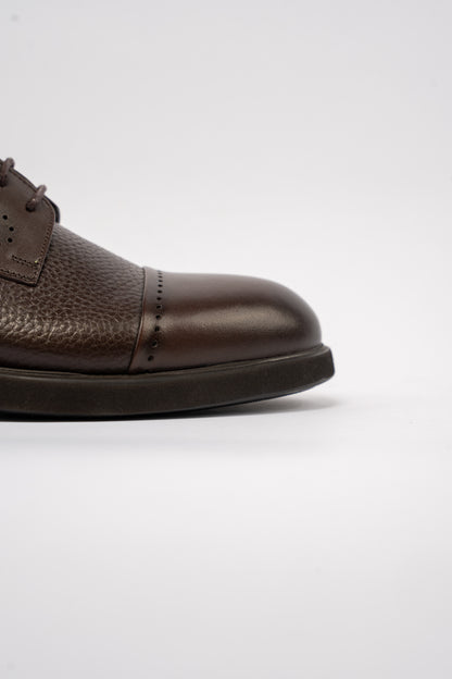 BROWN PREMIUM DERBY SHOE