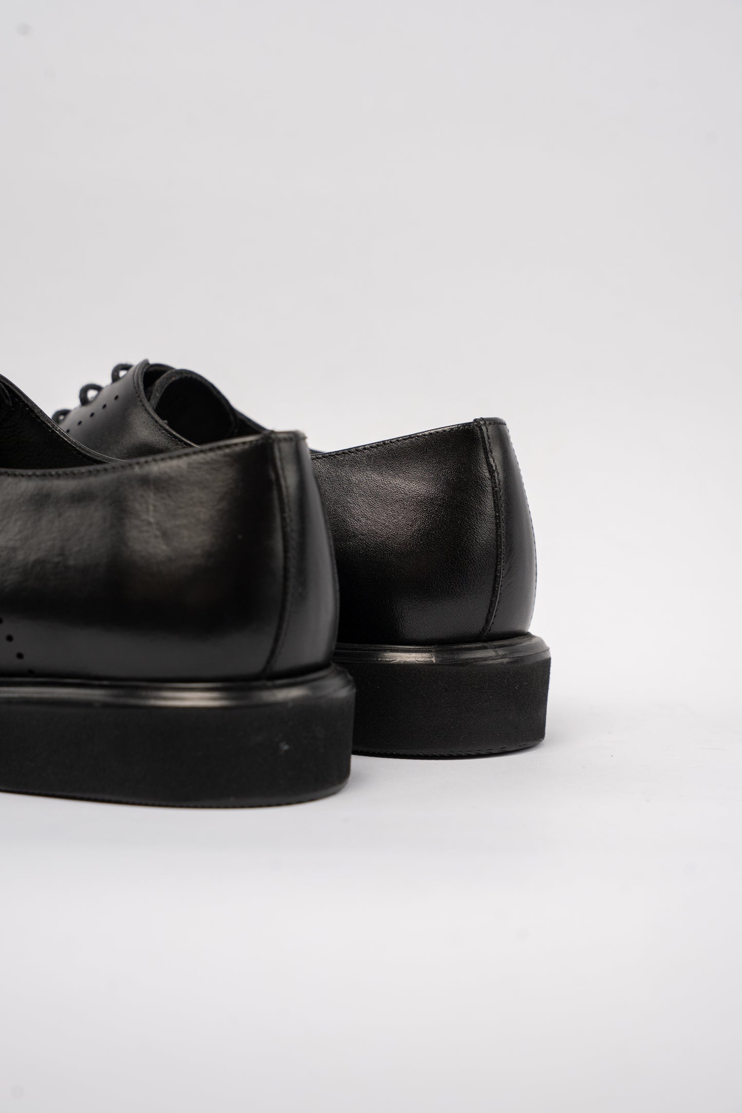 BLACK PREMIUM DERBY SHOE