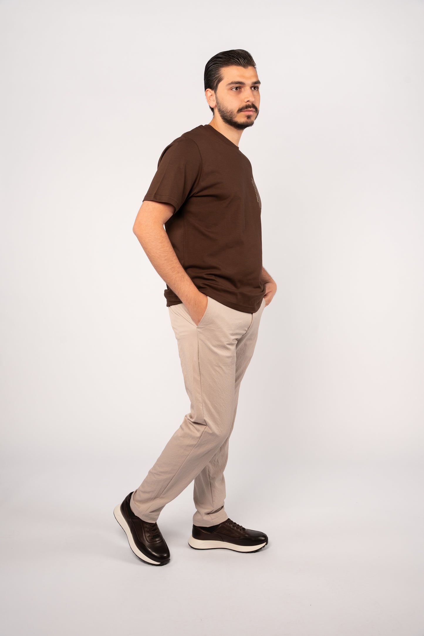 MOCHA DISCOVER THICK RELAXED TSHIRT