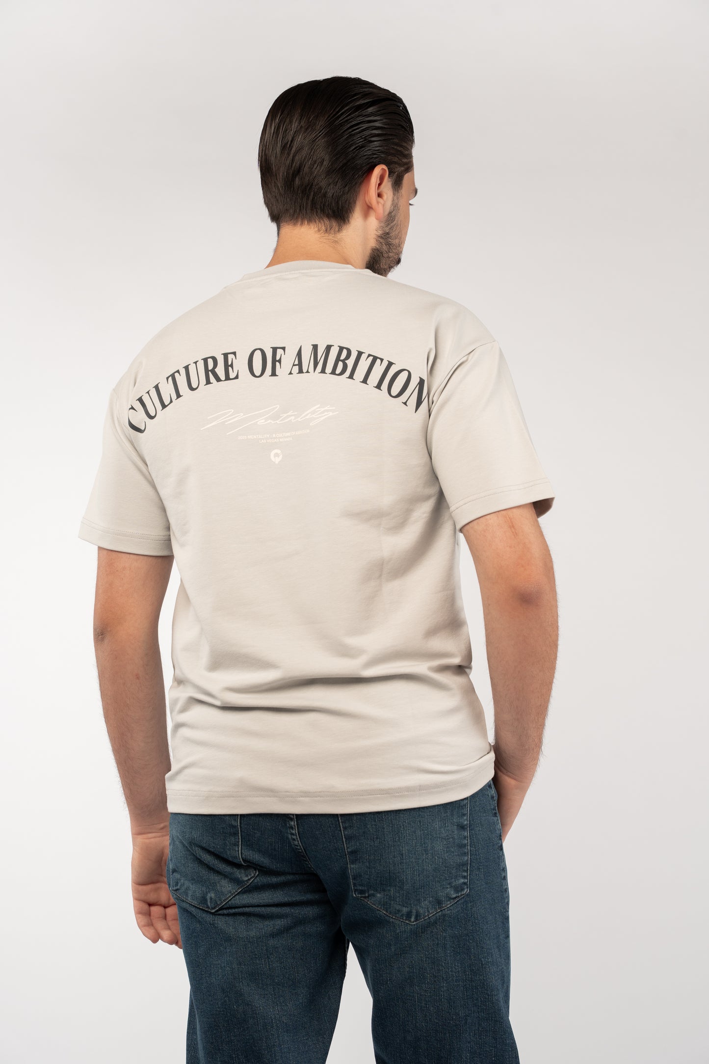 GREY MENTALITY RELAXED TSHIRT