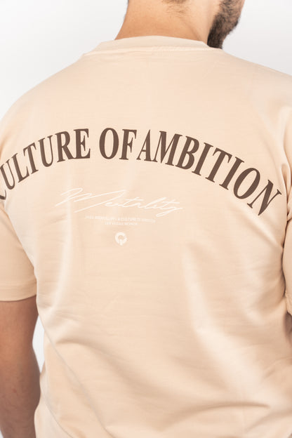 BEIGE MENTALITY RELAXED TSHIRT