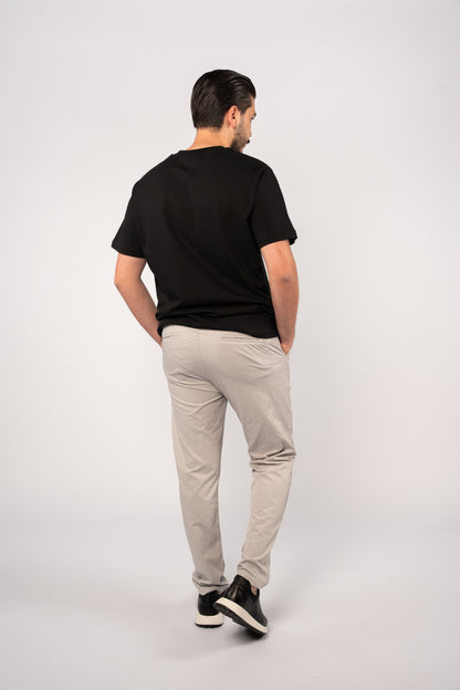 BLACK DISCOVER THICK RELAXED TSHIRT