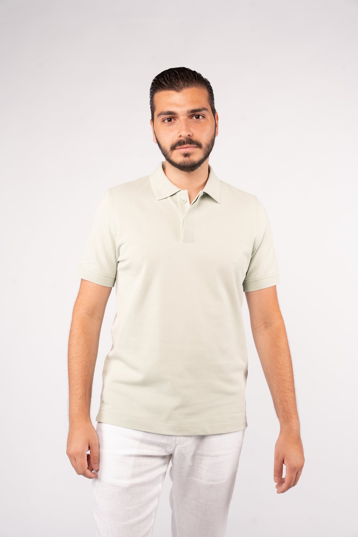 MINT 100% COTTON BUTTON POLO