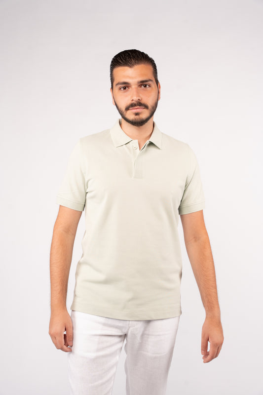 MINT 100% COTTON BUTTON POLO