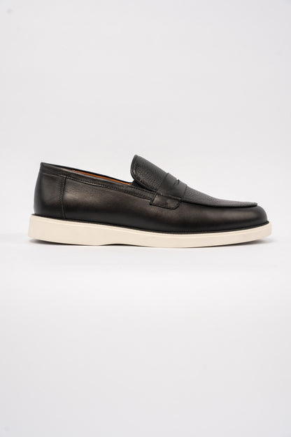 BLACK CASUAL PENNY LOAFER