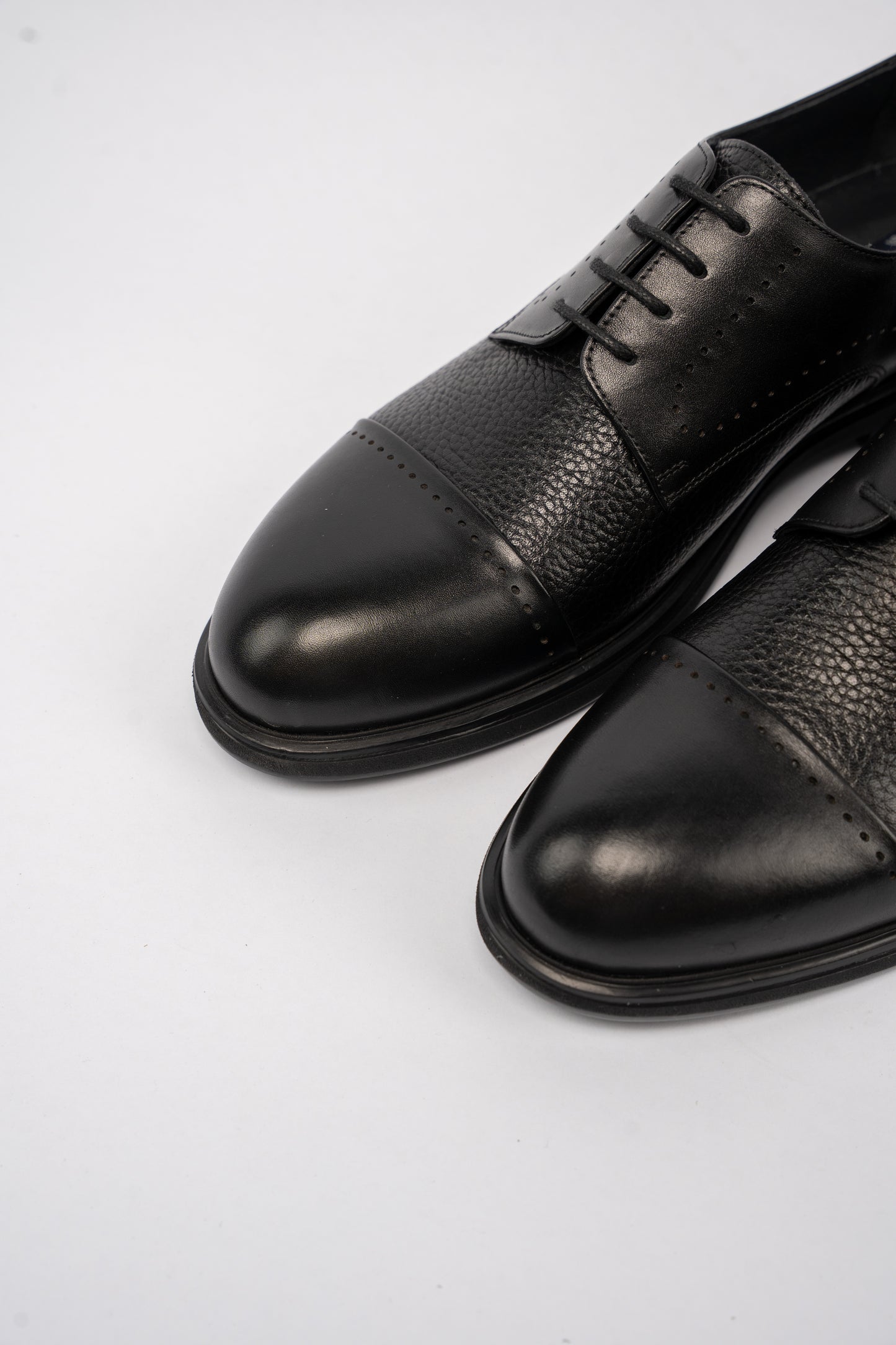 BLACK PREMIUM DERBY SHOE
