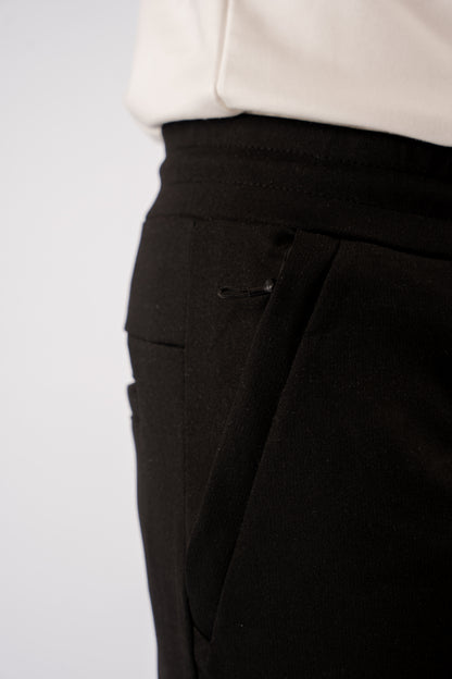 BLACK SLIMFIT SWEATPANT