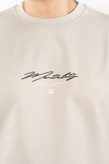 GREY MENTALITY RELAXED TSHIRT