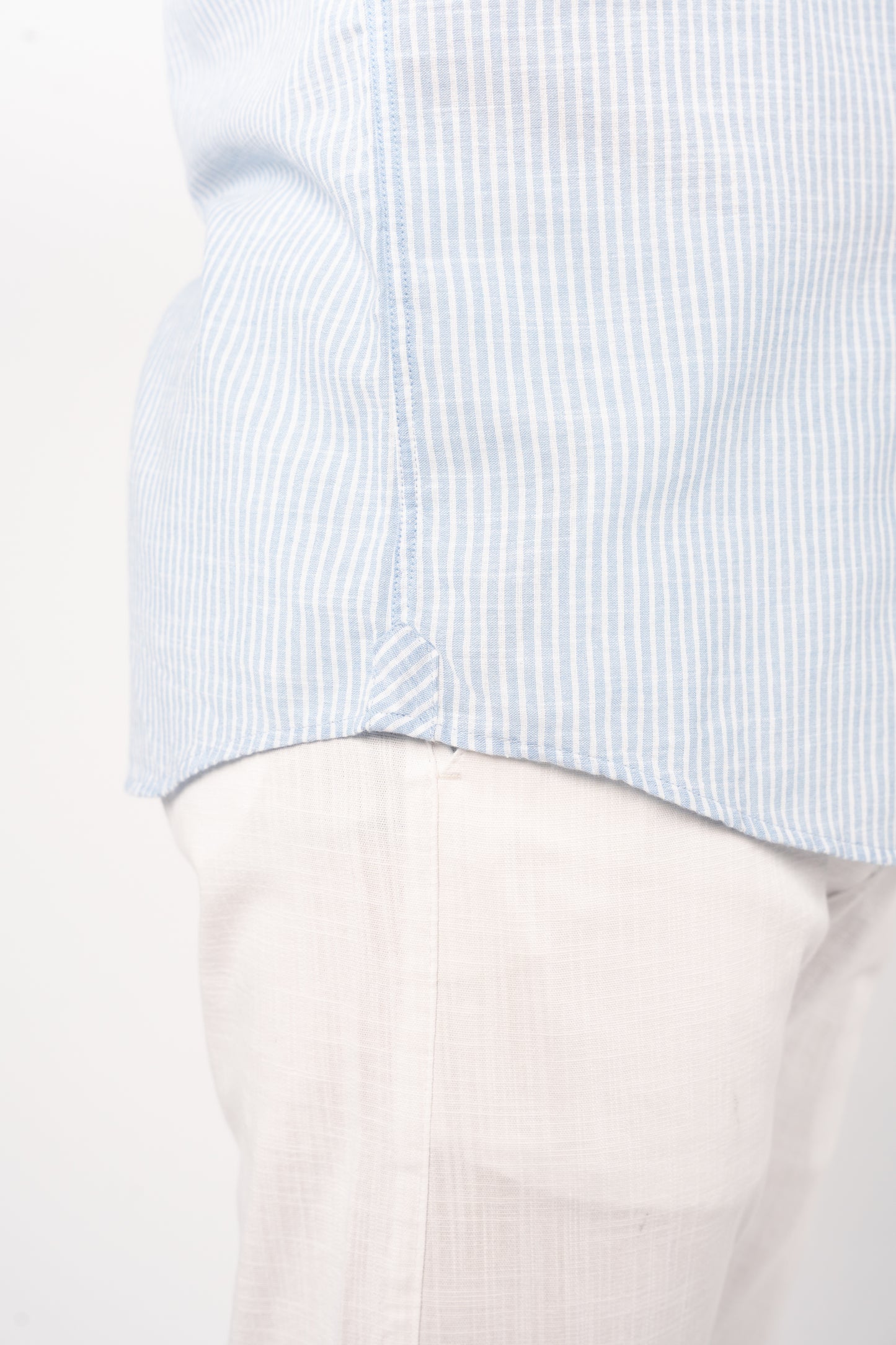 BLUE LINED OXFORD SHIRT