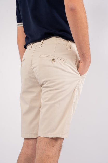 BEIGE CHINO SHORT