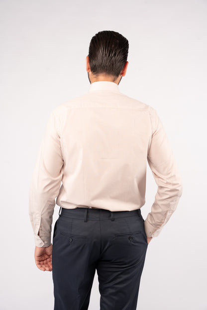 BEIGE CLASSIC SHIRT 60% COTTON